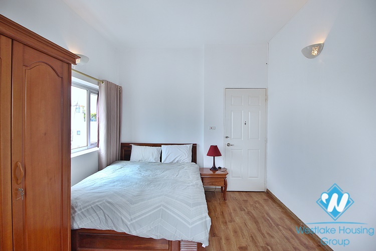 Lake view two bedroom apartment for rent in Tay Ho, Hanoi 