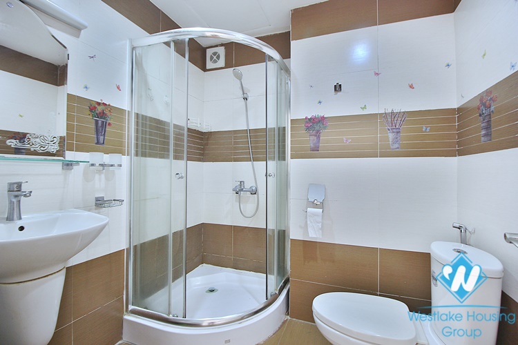 Lake view two bedroom apartment for rent in Tay Ho, Hanoi 