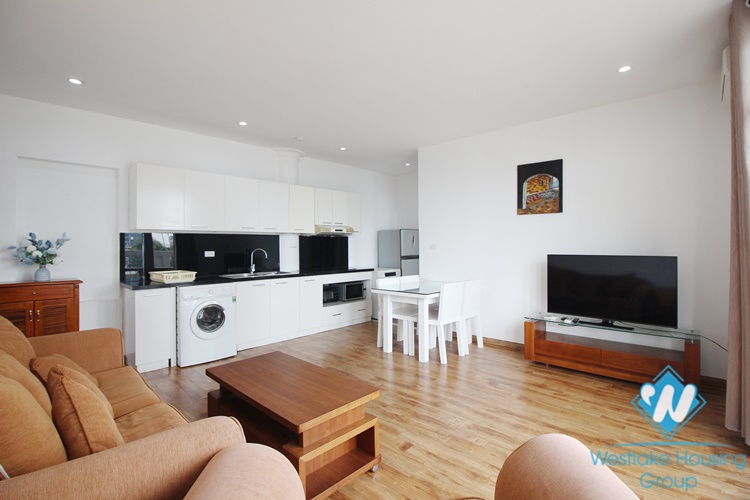 Lake view two bedroom apartment for rent in Tay Ho, Hanoi 