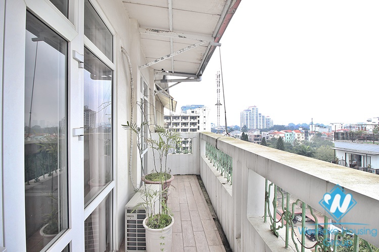 Lake view two bedroom apartment for rent in Tay Ho, Hanoi 