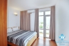 Lake view two bedroom apartment for rent in Tay Ho, Hanoi 