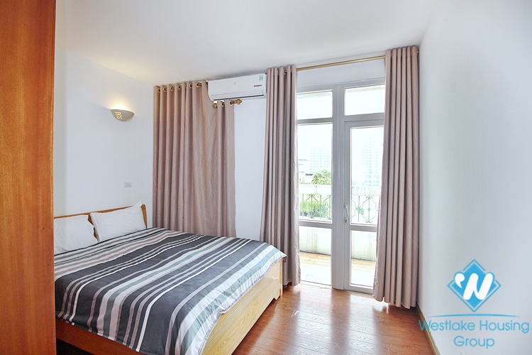 Lake view two bedroom apartment for rent in Tay Ho, Hanoi 