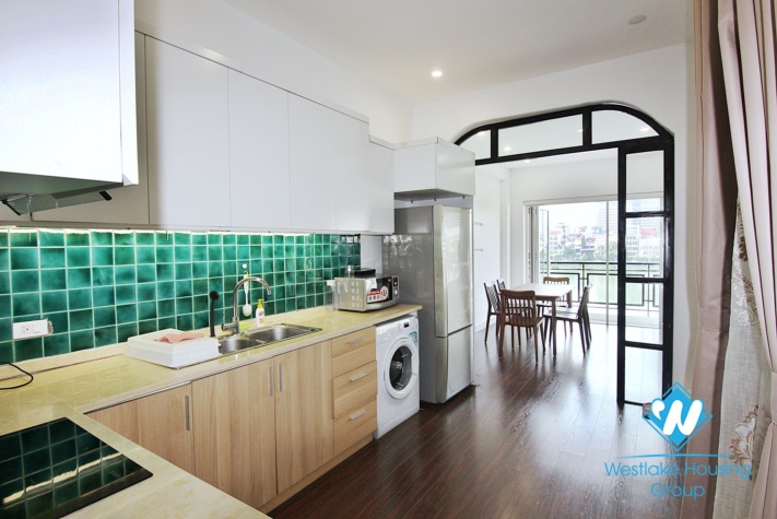 Nice design 02 bedrooms apartment with lake view for rent near Sheraton Hotel