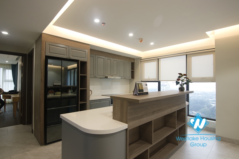 Luxury modern two-bedroom apartment for rent at D'Le Roi Soleil Quang An