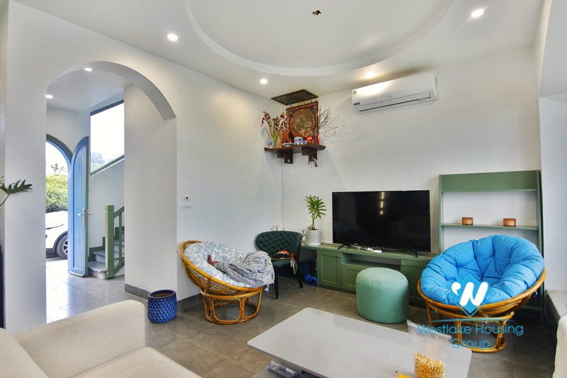 Riverfront 2 bedroom house for rent in Long Bien, Ha Noi.