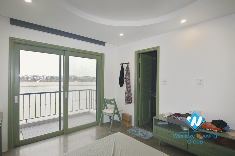 Riverfront 2 bedroom house for rent in Long Bien, Ha Noi.