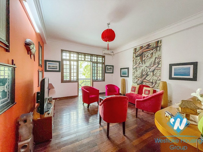 A beautiful house with nice view for rent in Tay Ho, Ha Noi