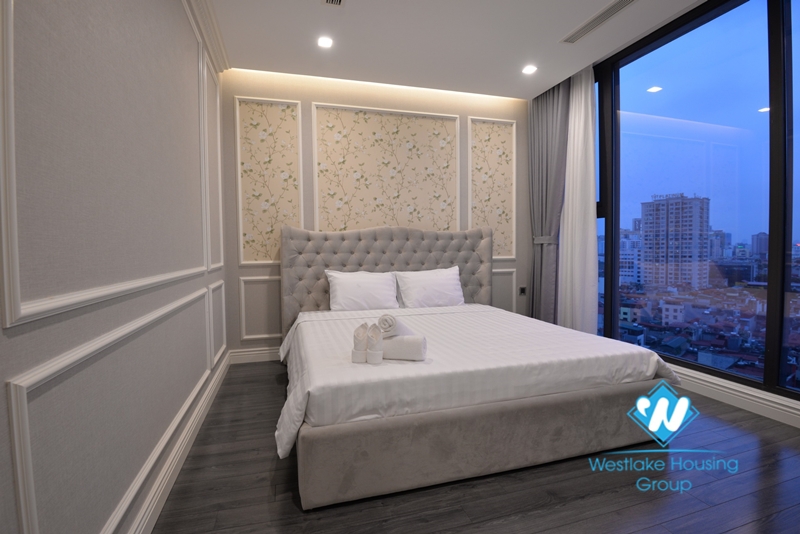 Luxury four bedroom apartment for rent in Vinhome Metropolis, Ba Dinh District, Hanoi.