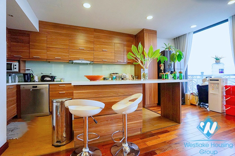 Modern duplex apartment with stunning lakeview for rent in Tay Ho, Hanoi