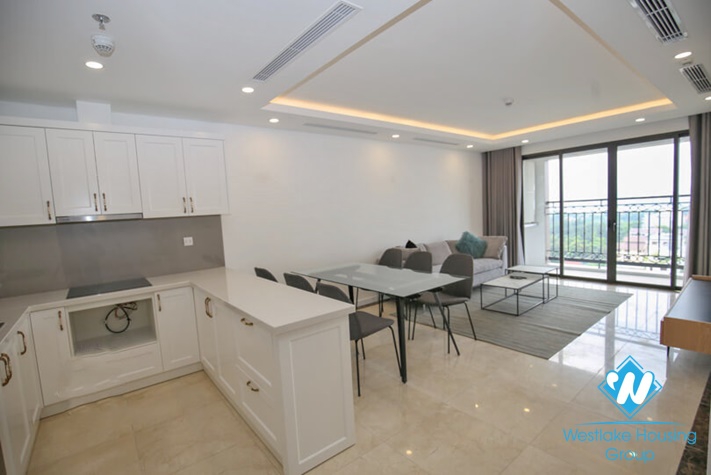 Modern apartment for rent in Tower B, D'Le Roi Solie Building, Xuan Dieu st, Tay Ho District 