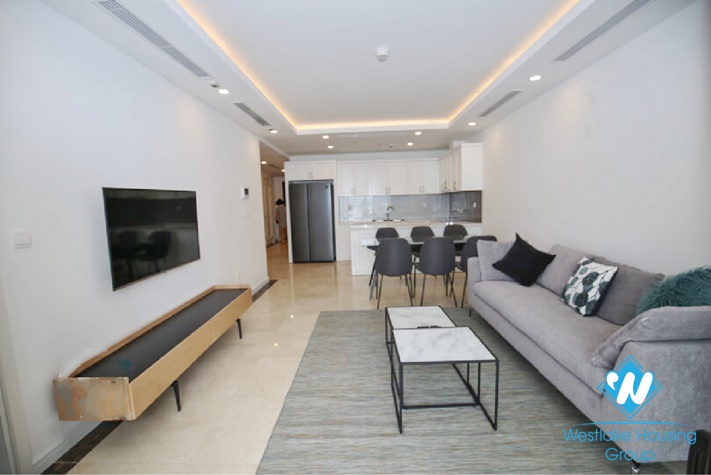 Modern apartment for rent in Tower B, D'Le Roi Solie Building, Xuan Dieu st, Tay Ho District 