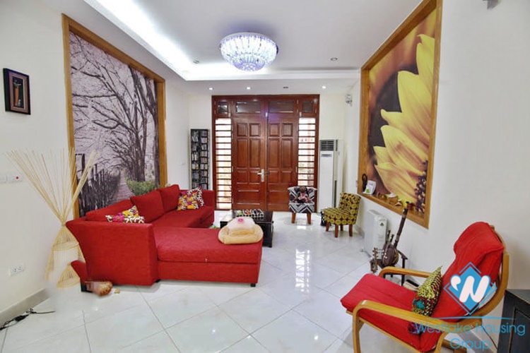 A lovely five bedrooms house for rent in Tay Ho area