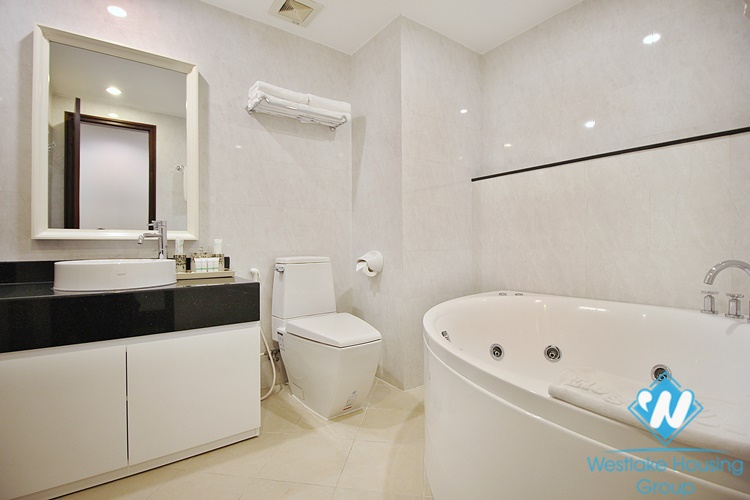 Luxurious 3 beds apartment for rent in Dang Thai Mai street, Tay Ho