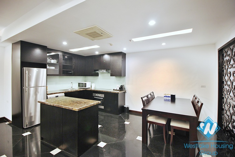 Luxurious 3 beds apartment for rent in Dang Thai Mai street, Tay Ho