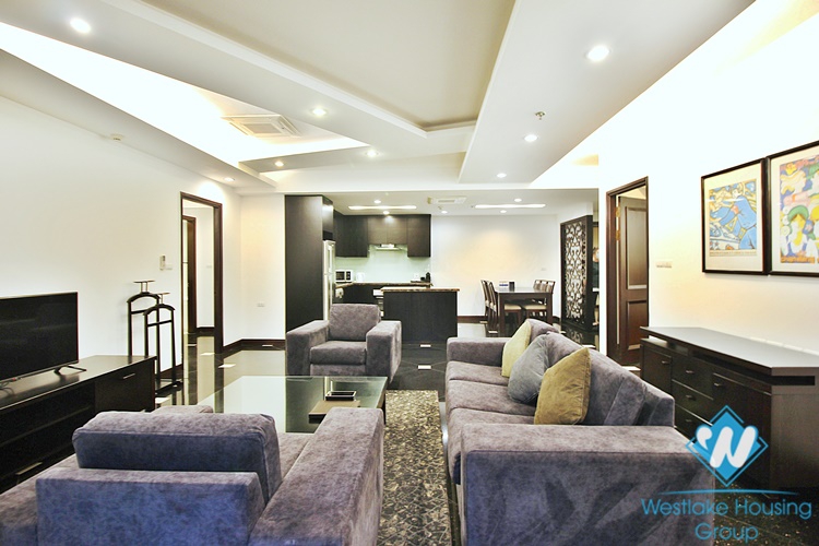 Luxurious 3 beds apartment for rent in Dang Thai Mai street, Tay Ho