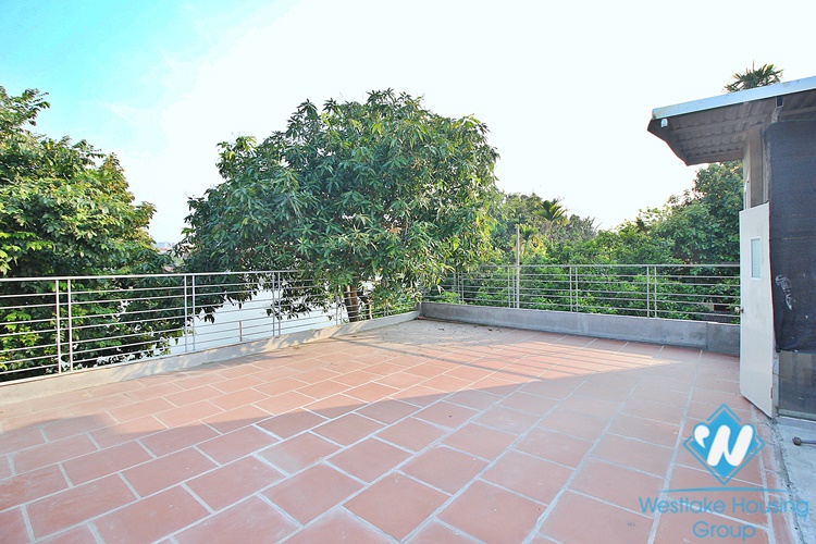Garden house with lake view for rent in Dang Thai Mai st, Tay Ho