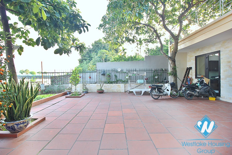 Garden house with lake view for rent in Dang Thai Mai st, Tay Ho
