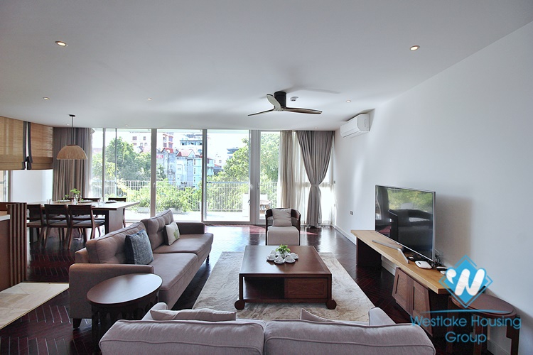 Japanese style 3 beds apartment in To Ngoc Van for lease