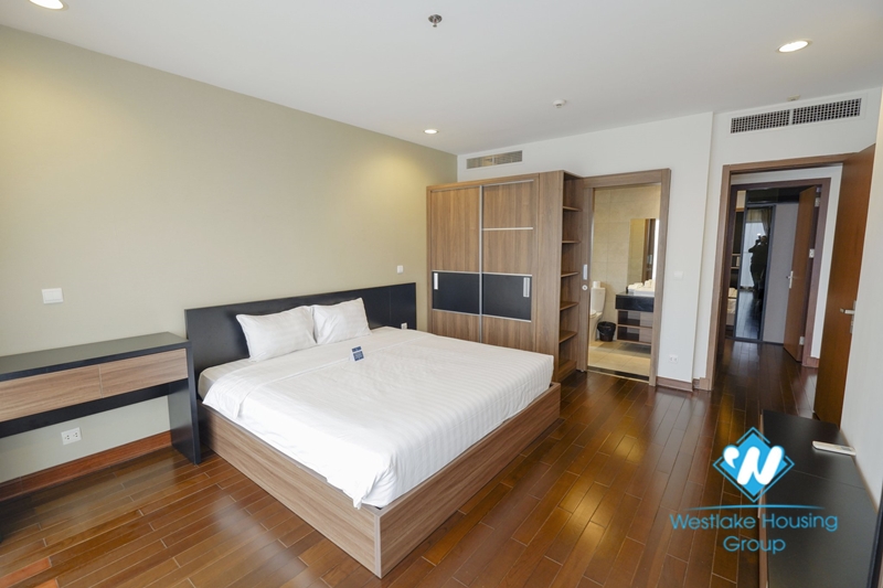 Three bedroom serviced apartment for rent in Lancaster Nui Truc.