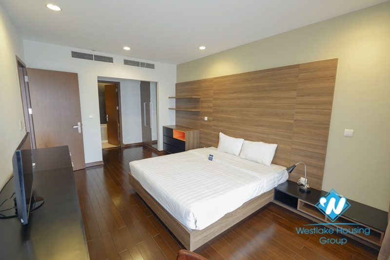 Three bedroom serviced apartment for rent in Lancaster Nui Truc.
