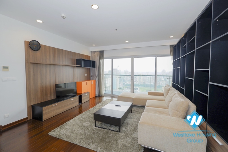 Three bedroom serviced apartment for rent in Lancaster Nui Truc.