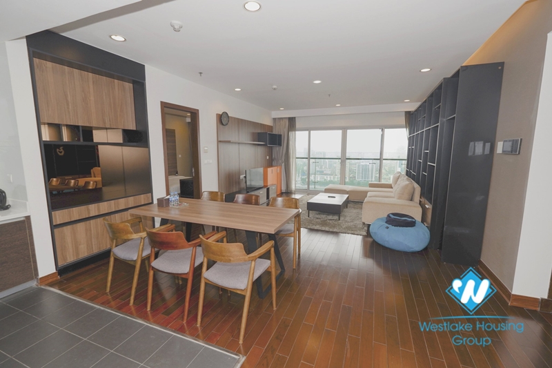 Three bedroom serviced apartment for rent in Lancaster Nui Truc.