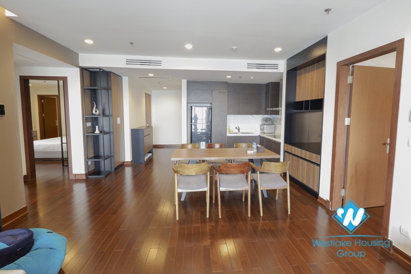 Three bedroom serviced apartment for rent in Lancaster Nui Truc.
