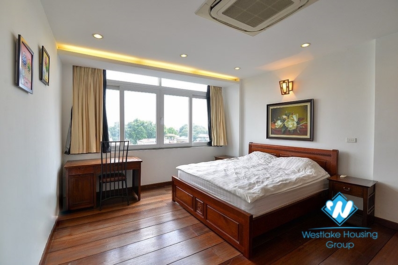 Cozy penthouse available for rent in Truc Bach area, Ba Dinh, Hanoi