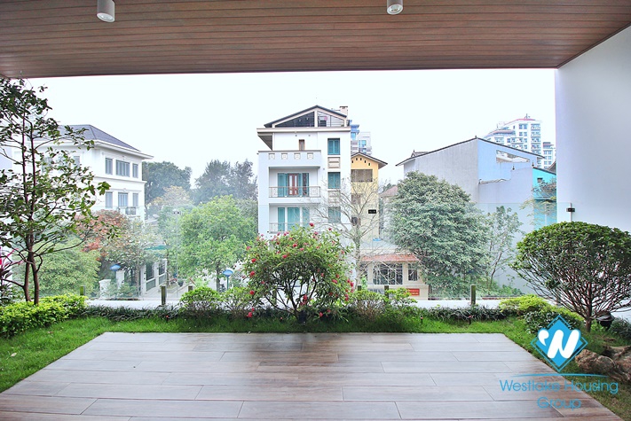 Huge and modern house with big terrace for rent in Tay Ho District 