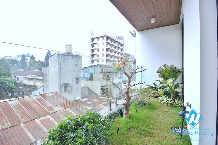 Huge and modern house with big terrace for rent in Tay Ho District 
