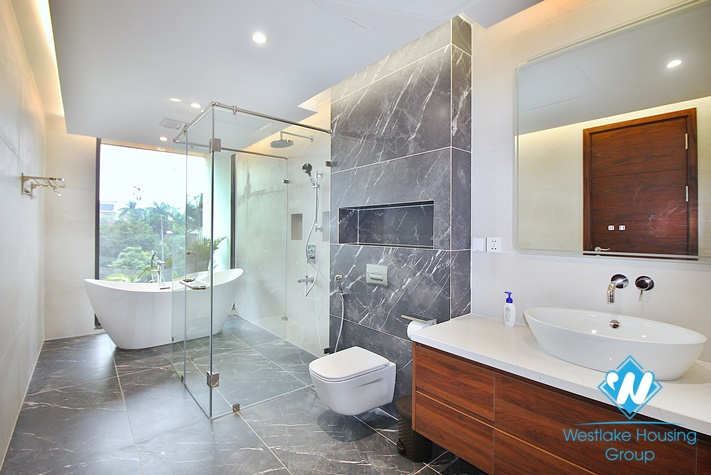 Huge and modern house with big terrace for rent in Tay Ho District 