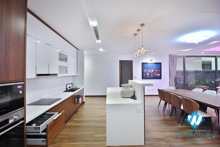 Huge and modern house with big terrace for rent in Tay Ho District 