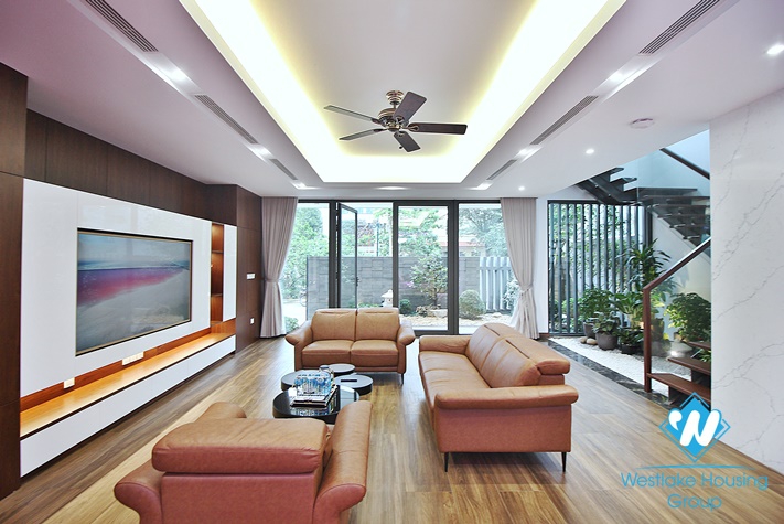 Huge and modern house with big terrace for rent in Tay Ho District 