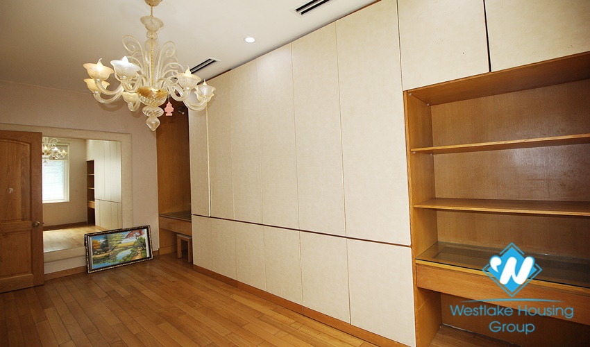 Garden villa with 5 beds for rent in C block, Ciputra, Tay Ho