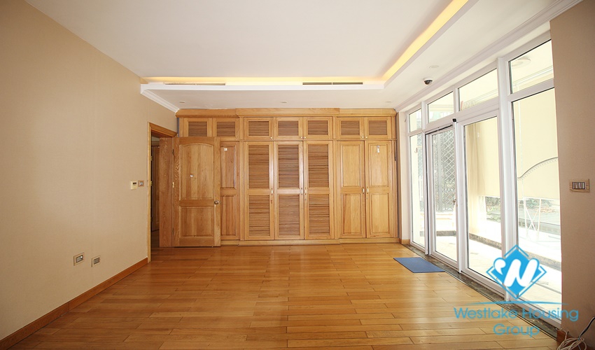 Garden villa with 5 beds for rent in C block, Ciputra, Tay Ho