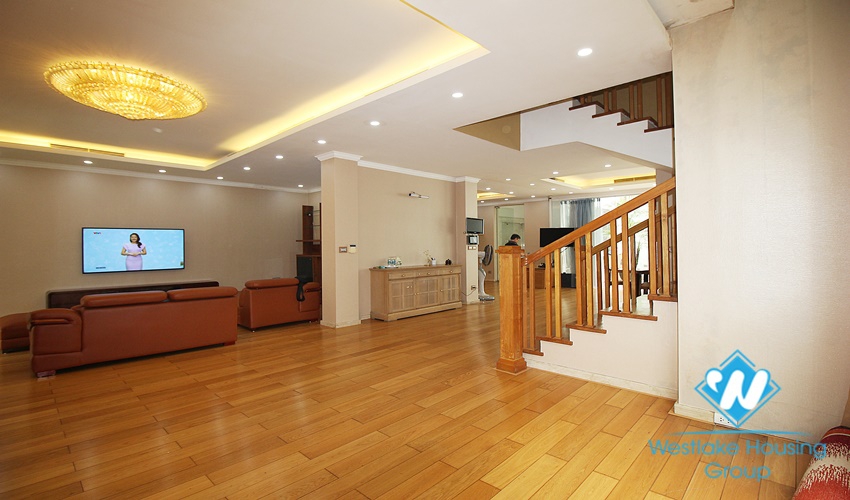 Garden villa with 5 beds for rent in C block, Ciputra, Tay Ho