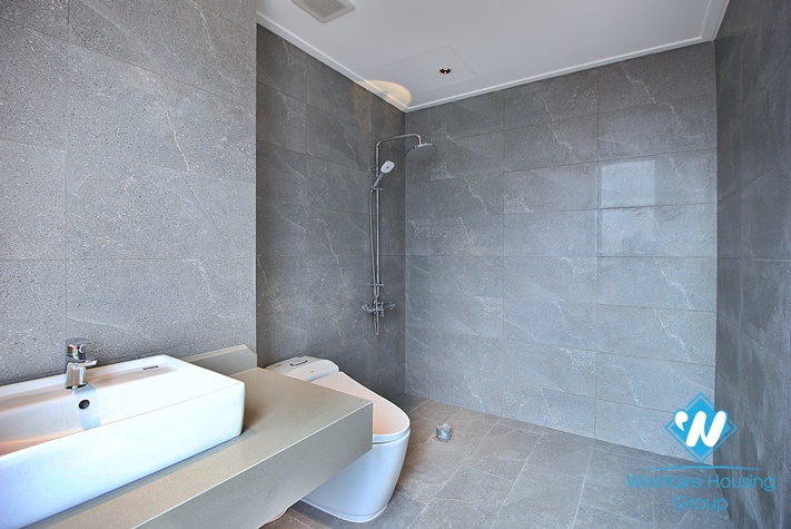 Lake view - with big balcony apartment for rent in To Ngoc Van st, Tay Ho District 