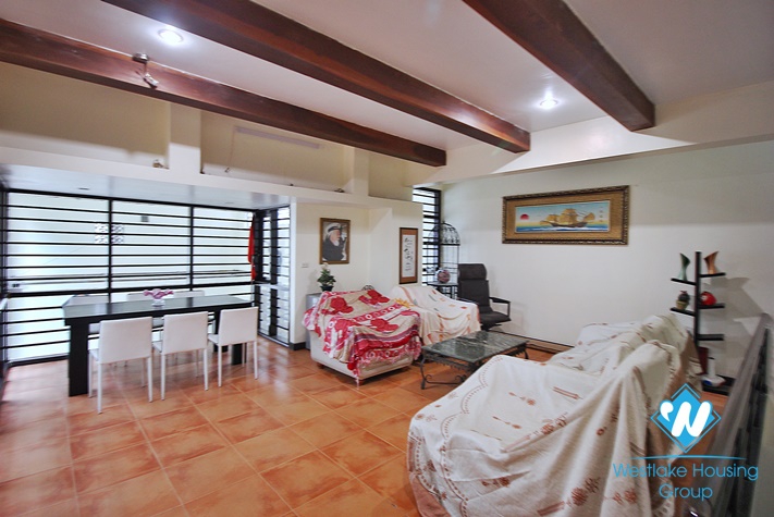 A spacious house with big yard for rent in Tay ho, Hanoi