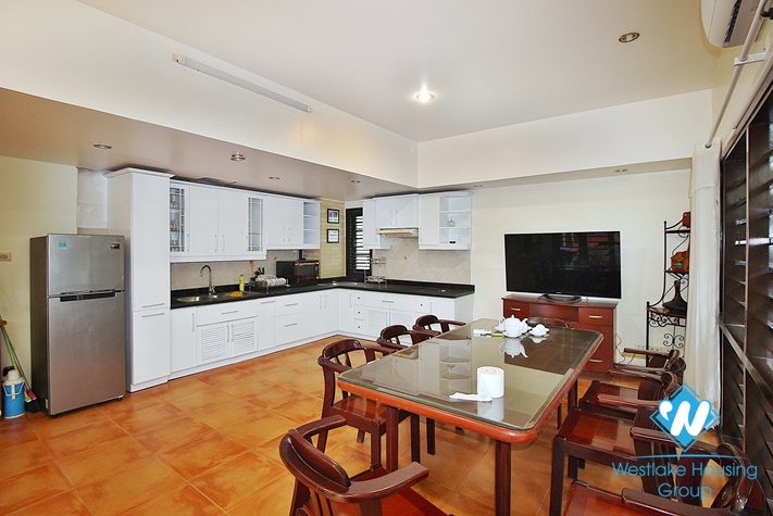 A spacious house with big yard for rent in Tay ho, Hanoi