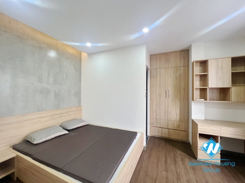 Modern furnished two bedroom house for rent in Ngoc Thuy near French international school.