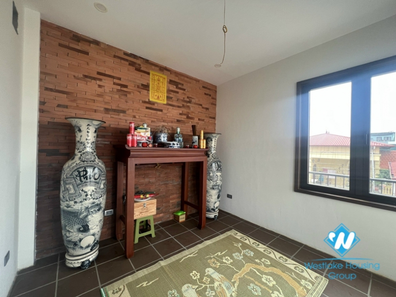 Modern furnished two bedroom house for rent in Ngoc Thuy near French international school.