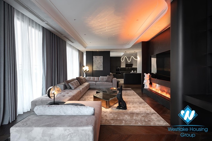 Penhouse apartment for rent in Vong Thi, Tay Ho