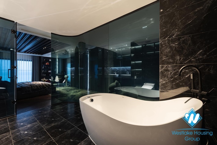 Penhouse apartment for rent in Vong Thi, Tay Ho