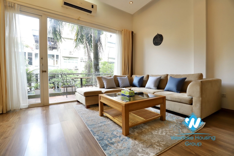 Quiet apartment for rent in Linh Lang st, Ba Dinh area.