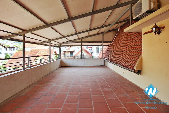 Spacious house with outdoor pool for rent in To Ngoc Van st, Tay Ho