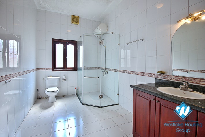Spacious house with outdoor pool for rent in To Ngoc Van st, Tay Ho