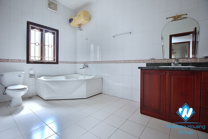 Spacious house with outdoor pool for rent in To Ngoc Van st, Tay Ho