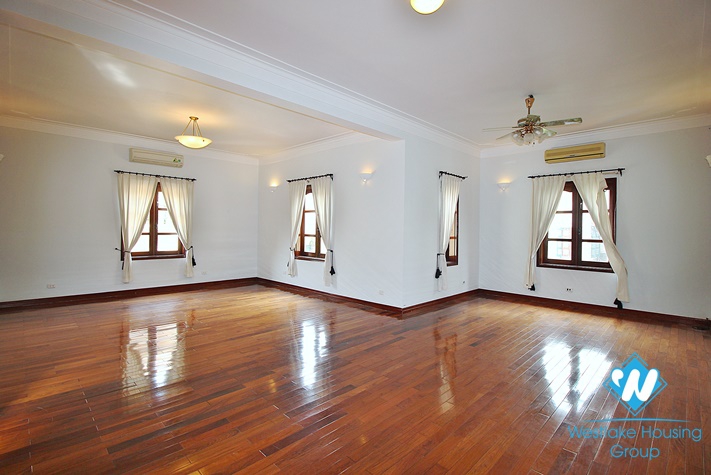 Spacious house with outdoor pool for rent in To Ngoc Van st, Tay Ho