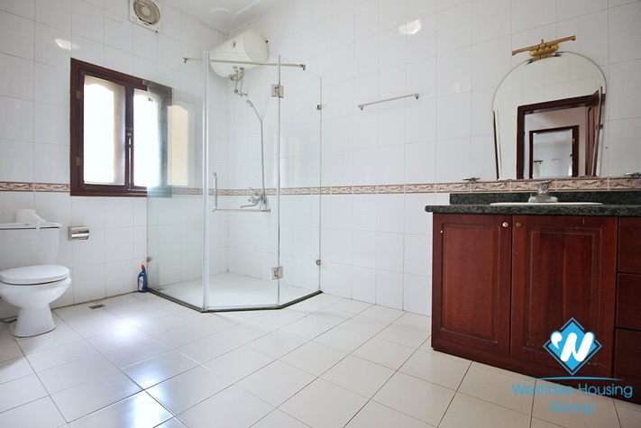Spacious house with outdoor pool for rent in To Ngoc Van st, Tay Ho