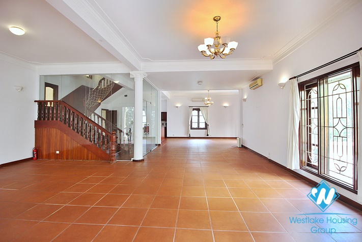 Spacious house with outdoor pool for rent in To Ngoc Van st, Tay Ho